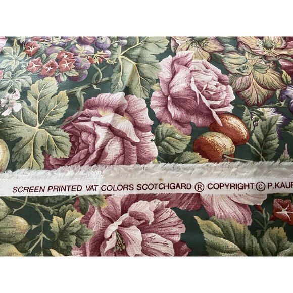 Kaufmann Floral Cotton Home Decor Fabric Design by Carole Watson 2.25 Yards - Picture 8 of 15